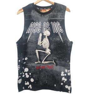 Rise As 1ne God We Trust Men's M Sleeveless T Shirt Paint Splash City Tour Dates